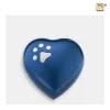 blauw hart urn